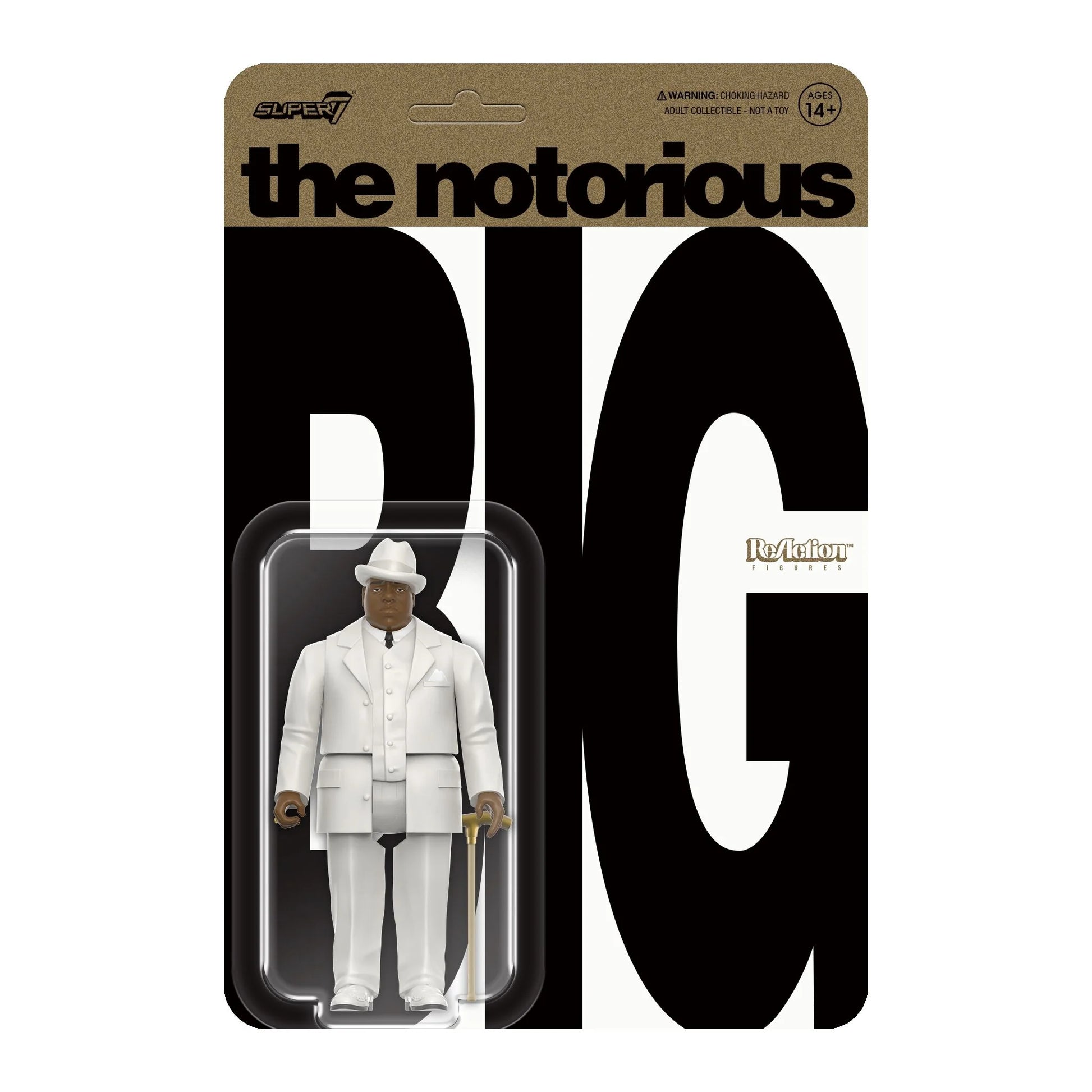 Notorious B.I.G. - Biggie in Suit Reaction 3.75" Figure